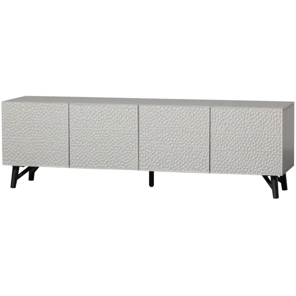 Carved organic tv meubel mist WOOOD